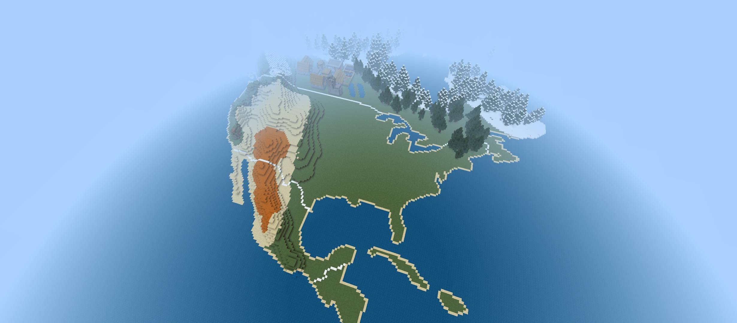 Earth Map for Bedrock Edition — screenshot 6