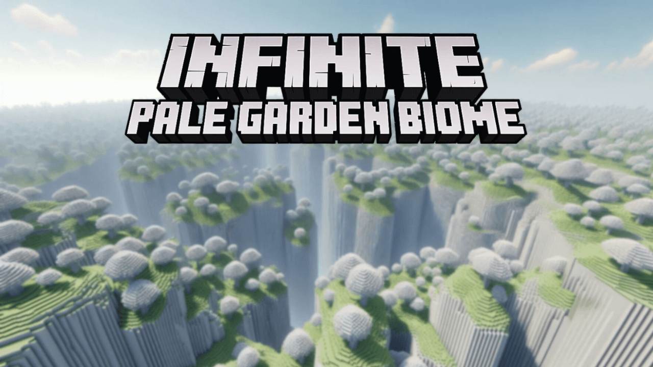 Infinite pale garden biome — screenshot 3