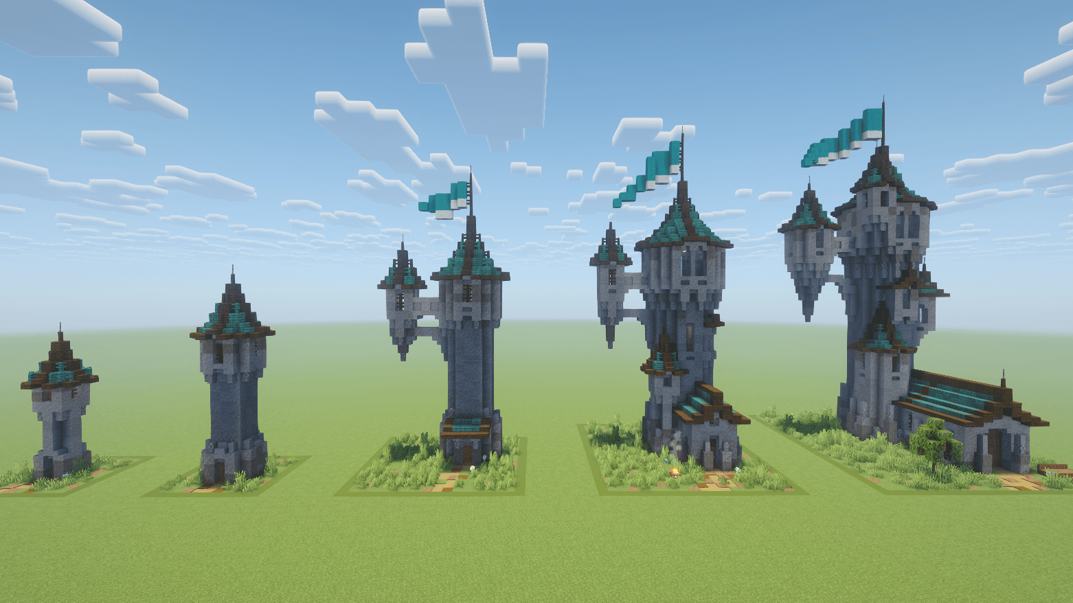 Tower Set: 5  Size Variants — screenshot 1