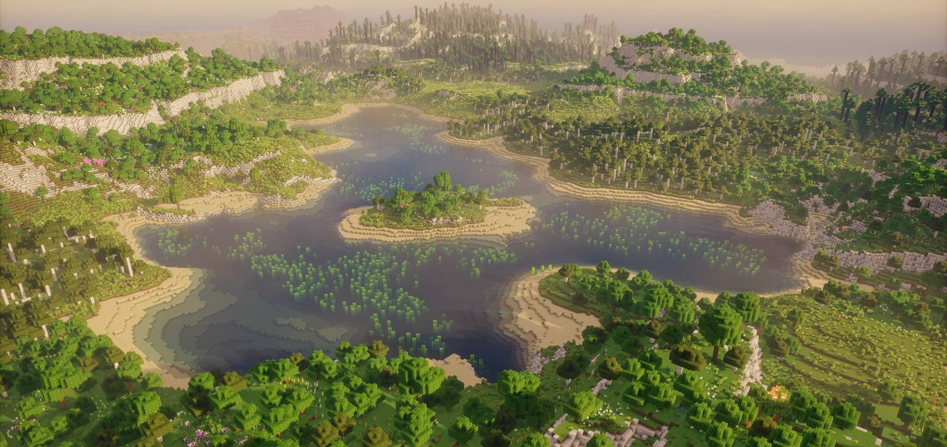 Survival World #3 - Mosslight Realm (Achievements On) — screenshot 1