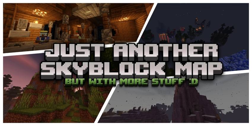 Just Another Skyblock Map - Bosses, Shops, OP Items and more! — screenshot 1