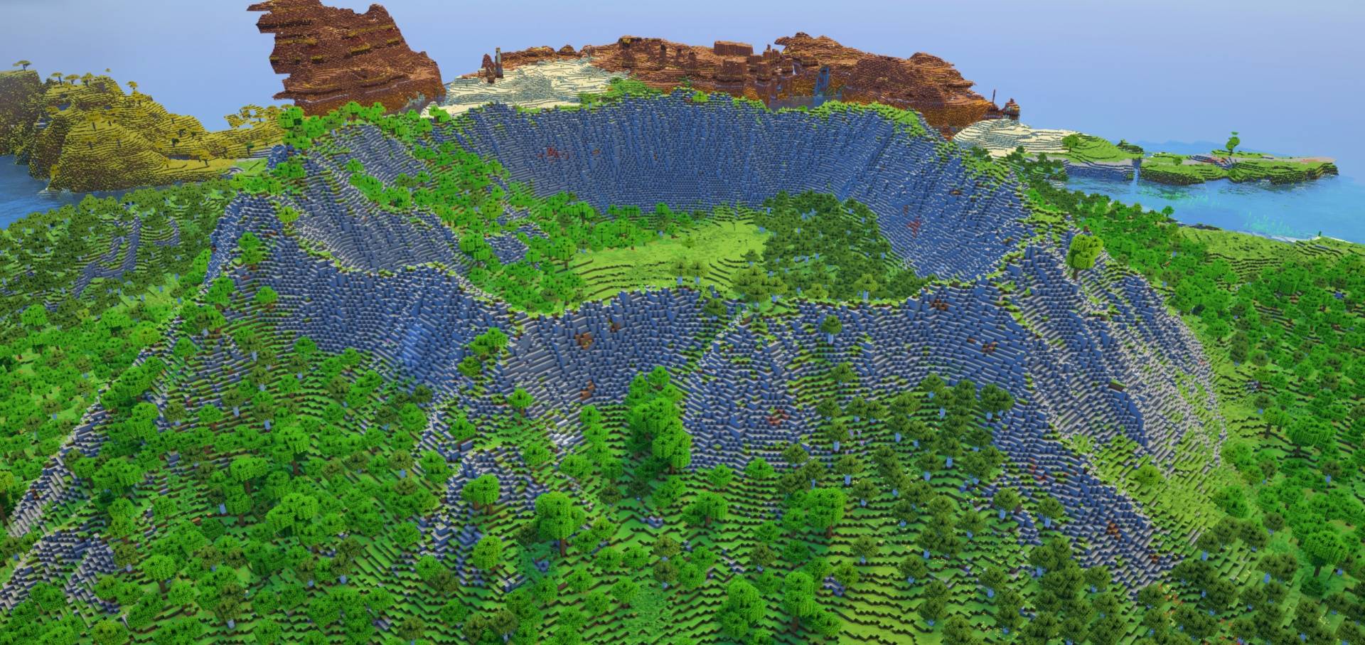 Volcano Crater - Survival World (Achievements On) — screenshot 1