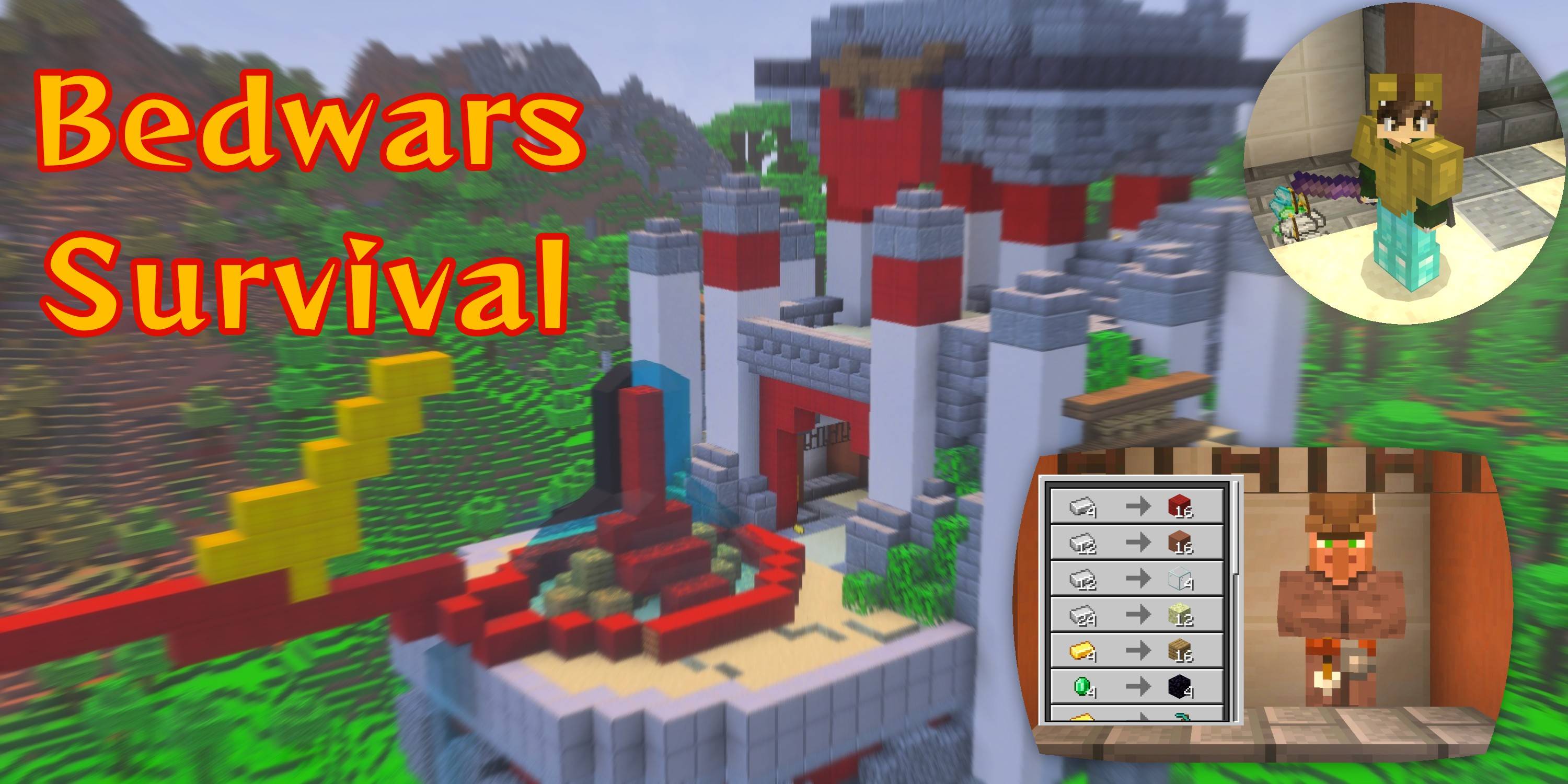 Bedwars or Survival? - KeepInventory & Achievements Enabled — screenshot 1