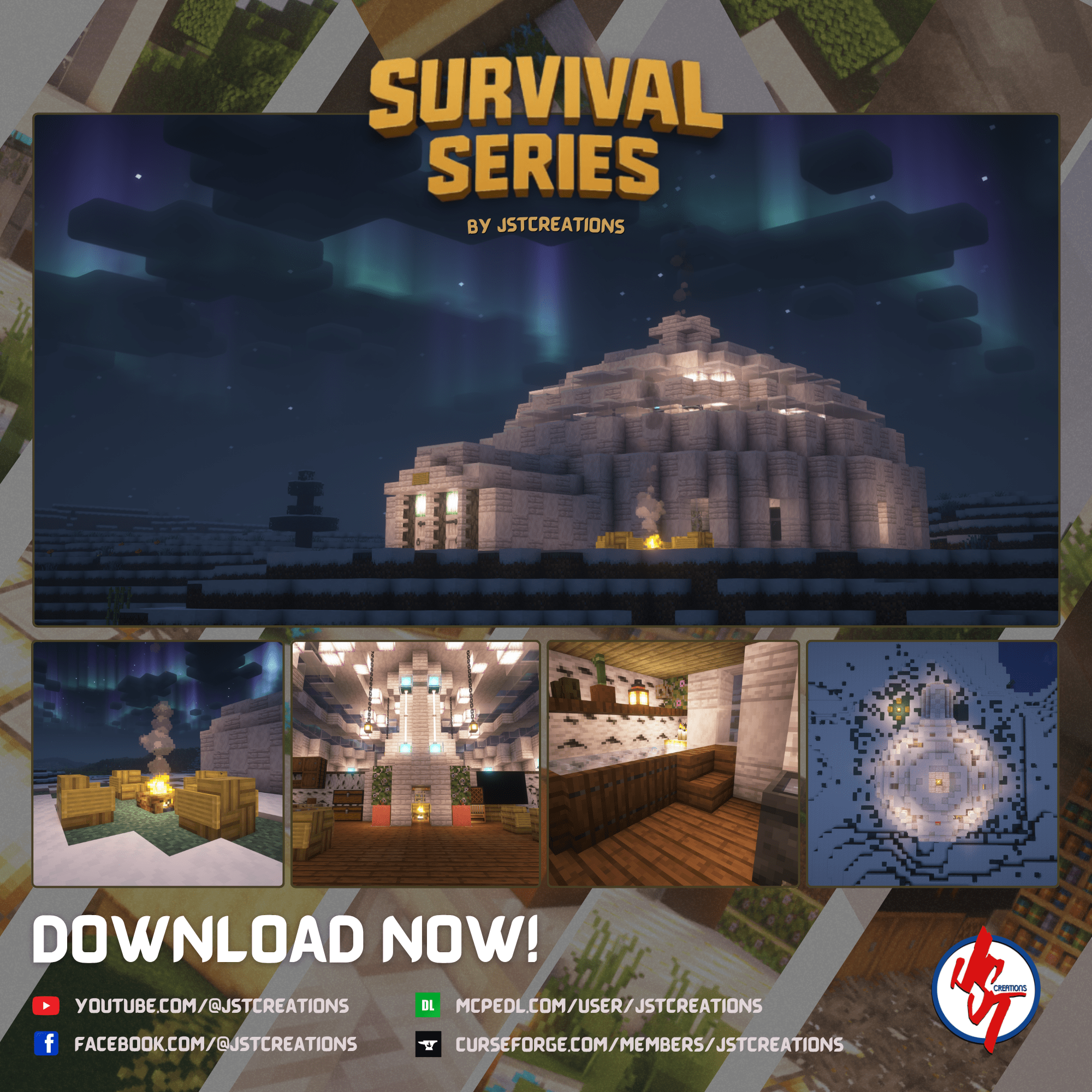 Survival Igloo House #1 (Achievements On)