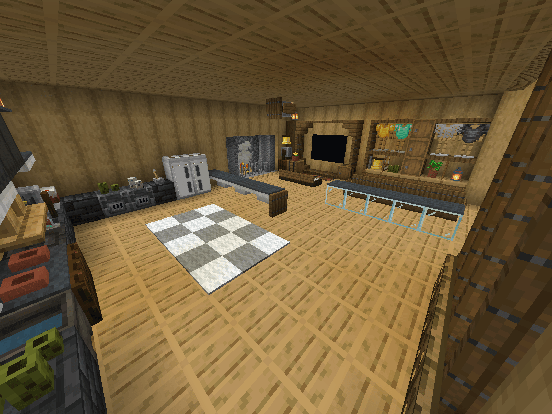 Cozy Redstone Secret Base with Throne Vault — screenshot 2