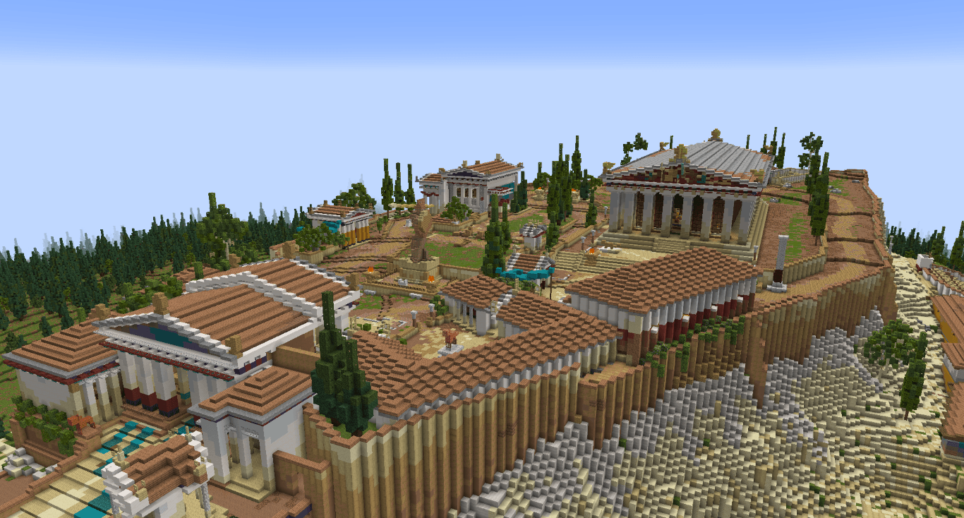 Acropolis of Athens | Bedrock Edition | World Wonders Series | Greek City | — screenshot 3