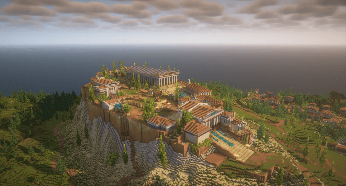 Acropolis of Athens | Bedrock Edition | World Wonders Series | Greek City | — screenshot 5
