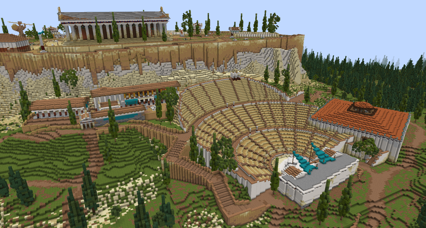 Acropolis of Athens | Bedrock Edition | World Wonders Series | Greek City | — screenshot 6