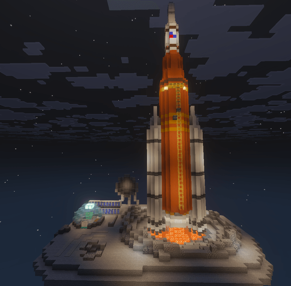 Artemis II Rocket and lunar base. — screenshot 3
