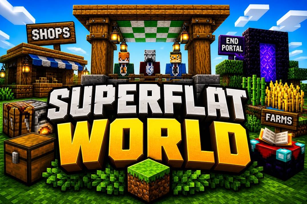 💀SUPERFLAT ECONOMY SURVIVAL — screenshot 1