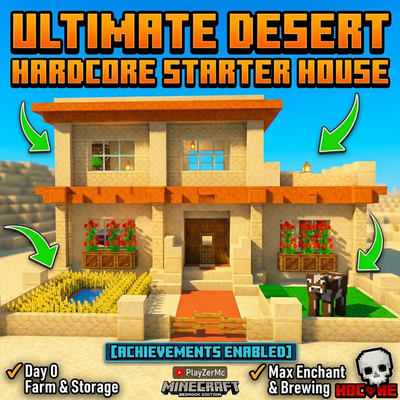 Ultimate Desert Hardcore Starter House [Achievements Enabled]