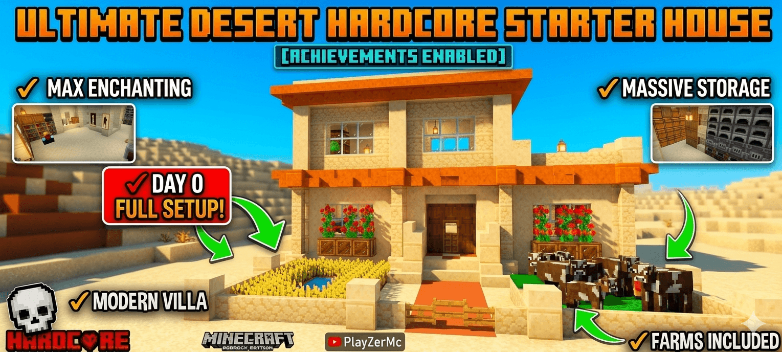 Ultimate Desert Hardcore Starter House [Achievements Enabled] — screenshot 1