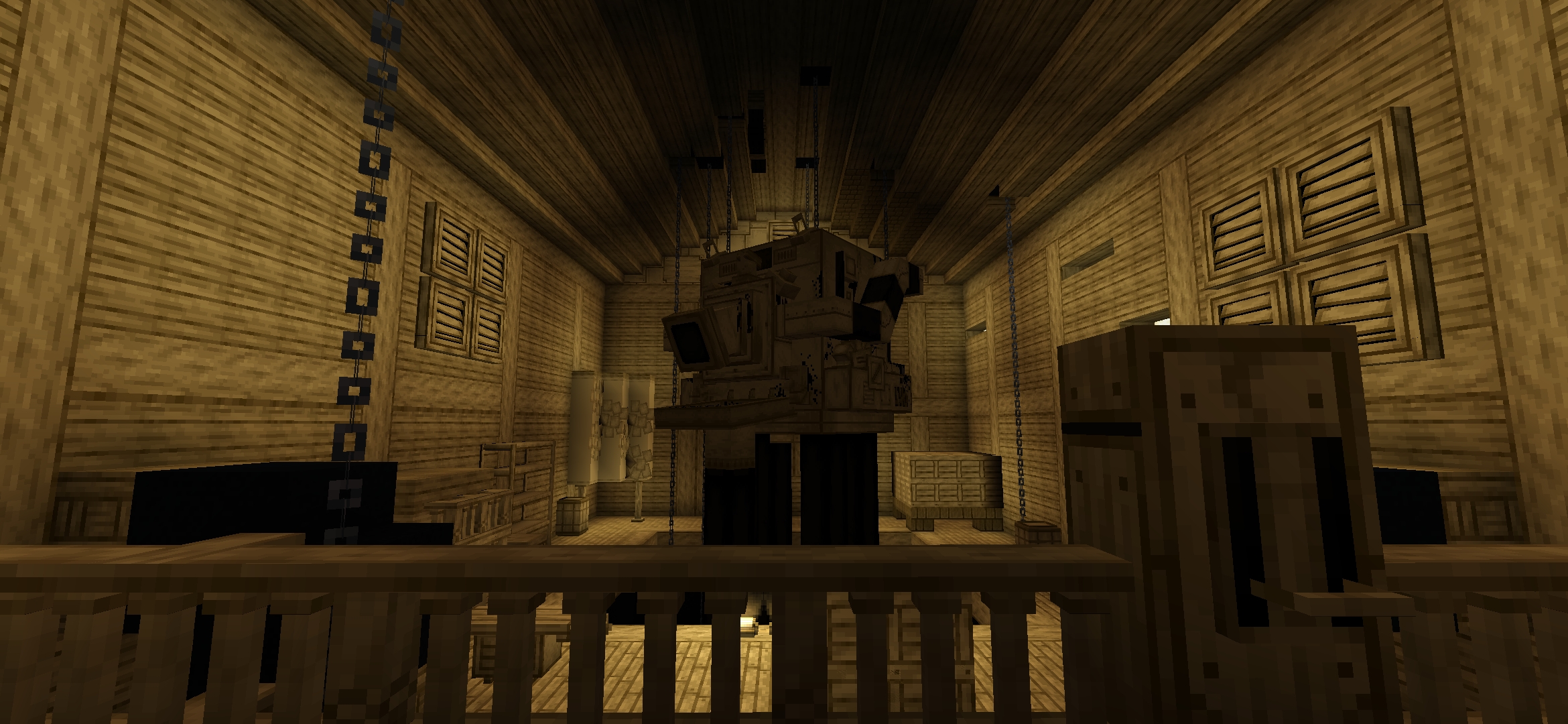 Bendy and the ink machine minecraft map by IlyaSnow20568 | chapter 1-4 — screenshot 1