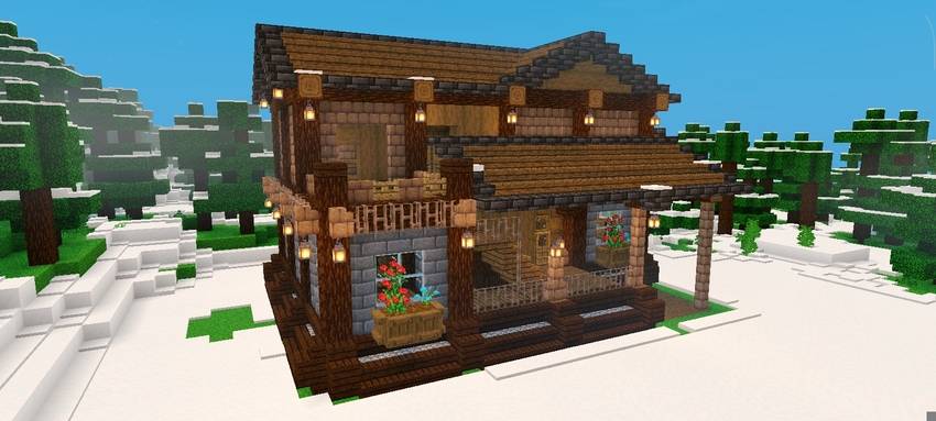 Aesthetic Winter Cottage Hardcore (Achivements On) — screenshot 1