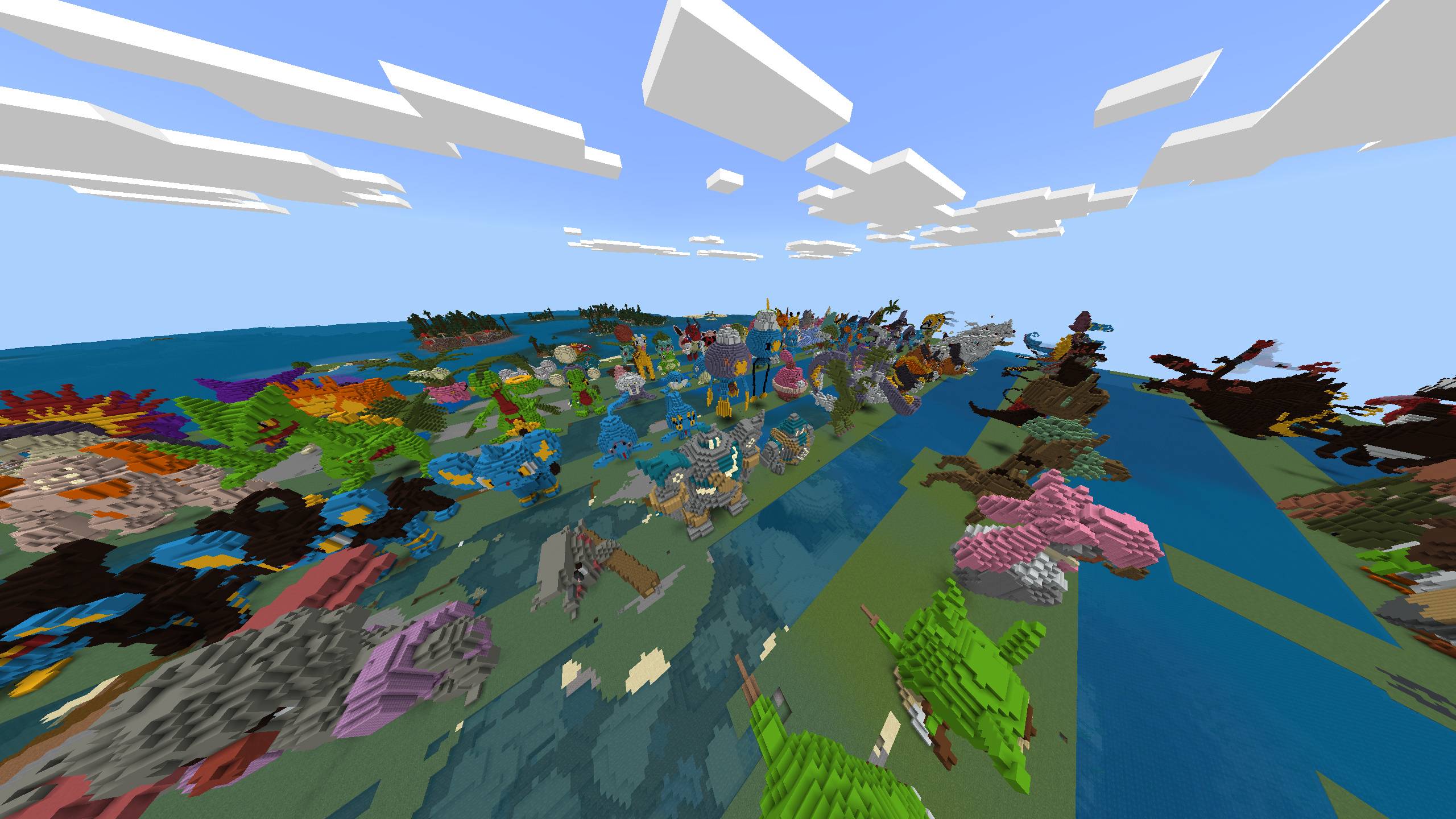 Pokémon statue world by sleiny boi — screenshot 1