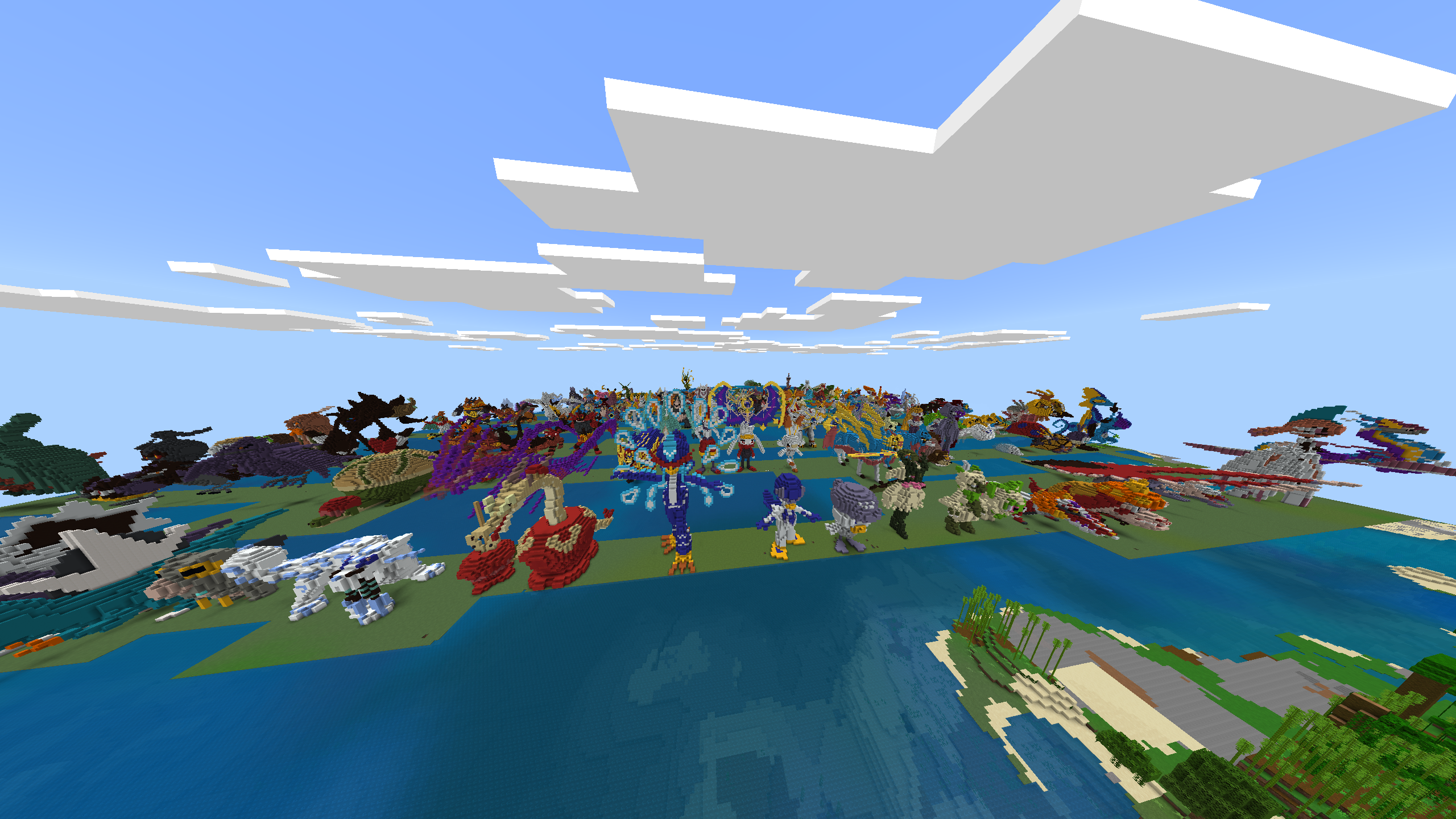 Pokémon statue world by sleiny boi — screenshot 2