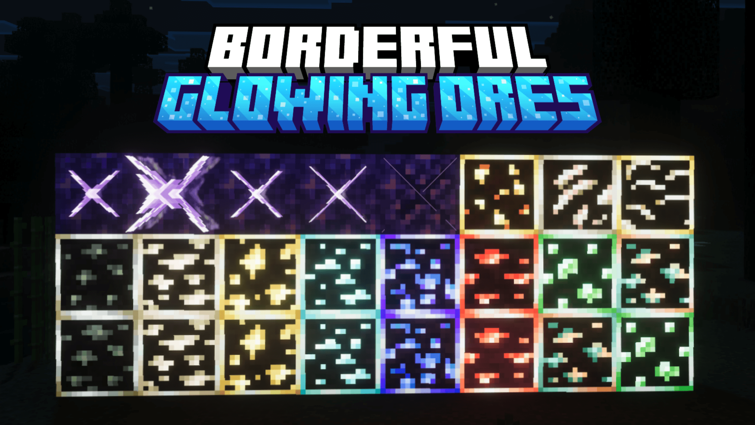 Borderful Glowing Ores — screenshot 1