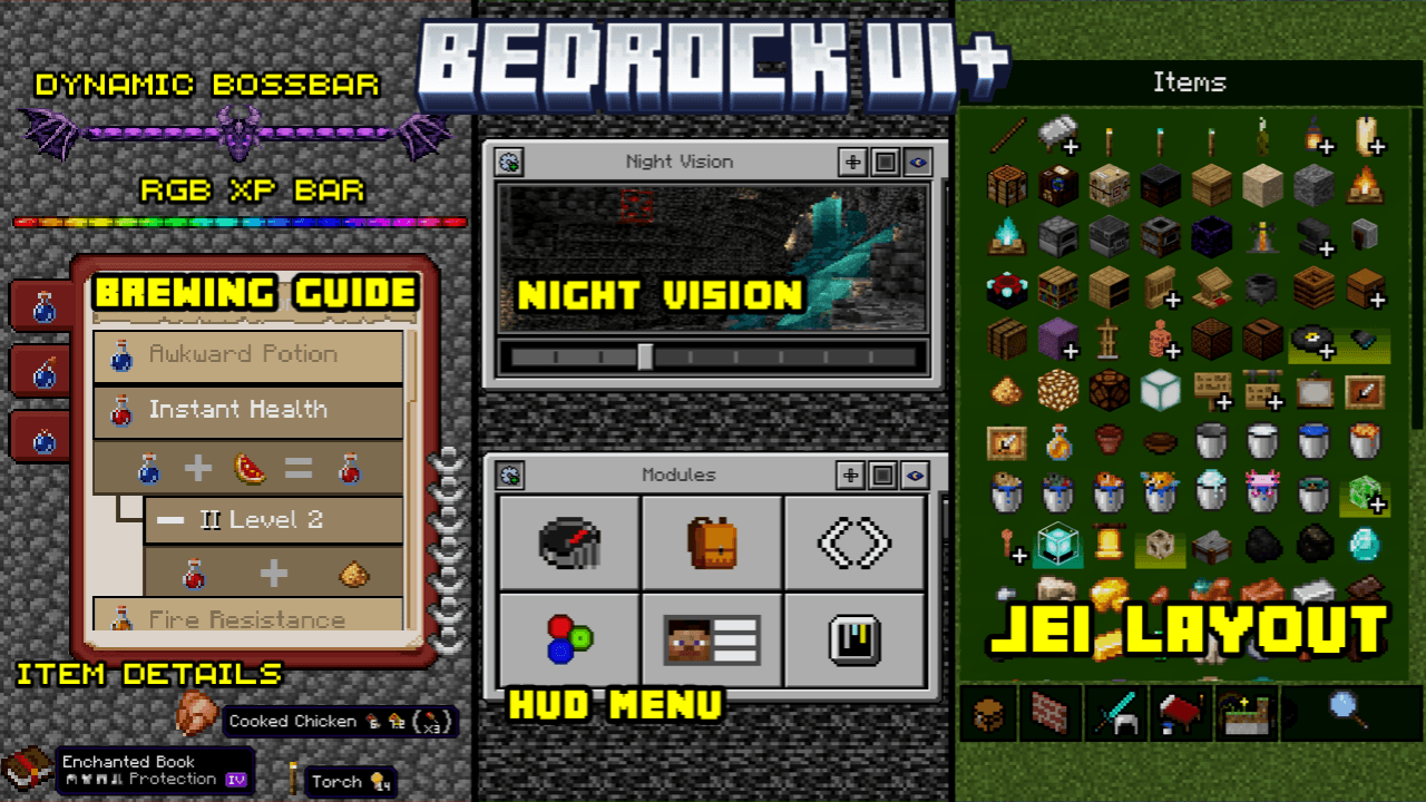 Bedrock UI+ — screenshot 1