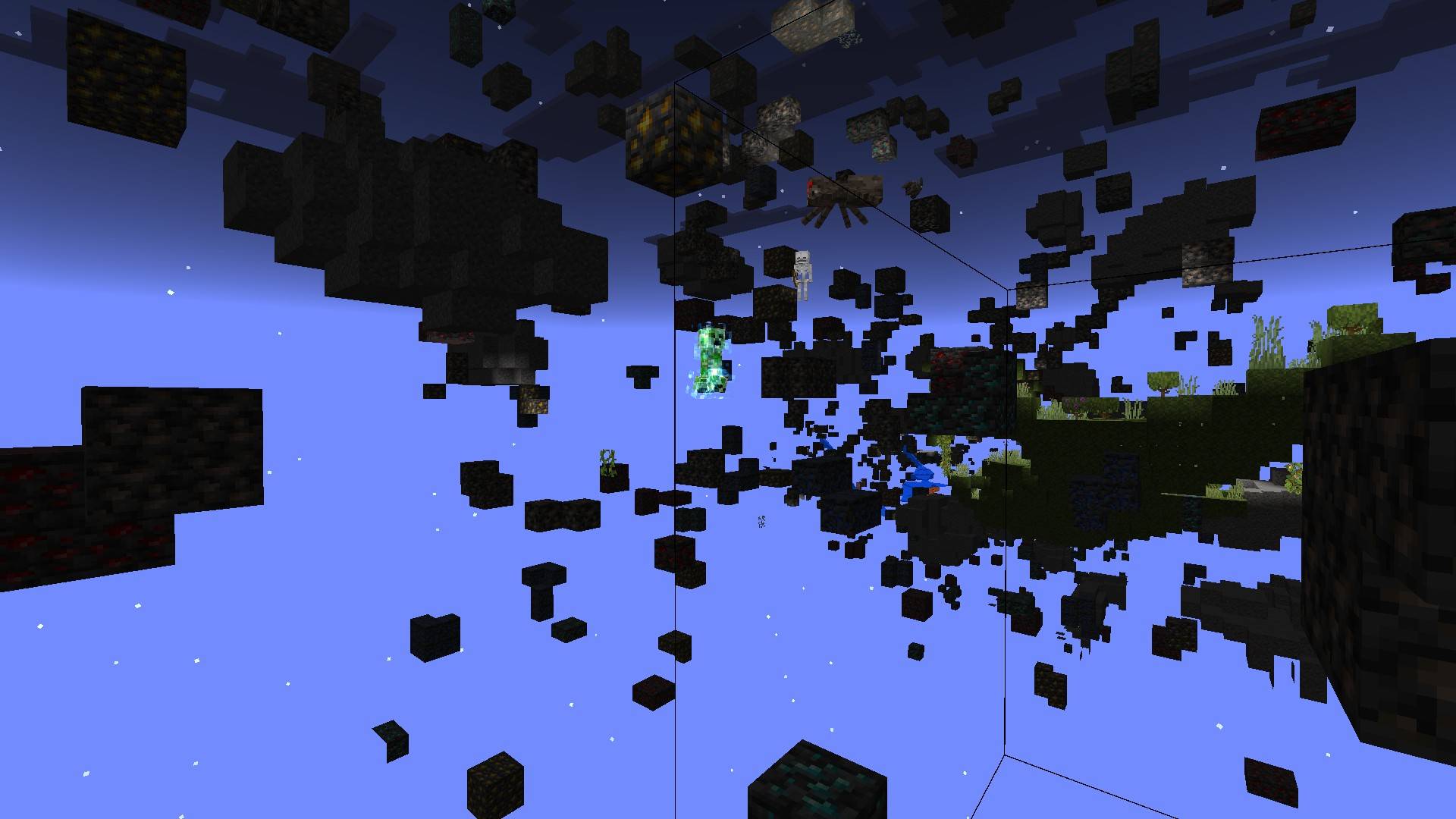 X-Ray Texture Pack Minecraft (Bedrock / PE) — screenshot 1