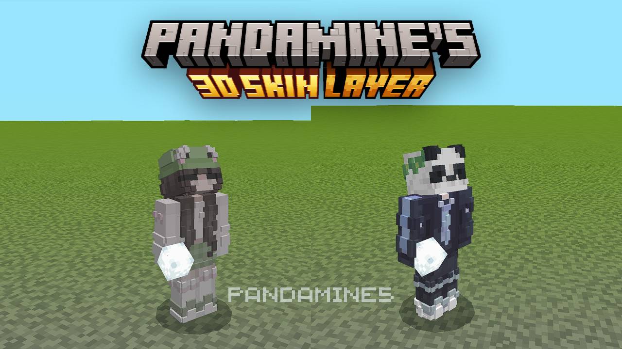 PandaMine's 3D Skin Layer | SkinLayer 3D — screenshot 1