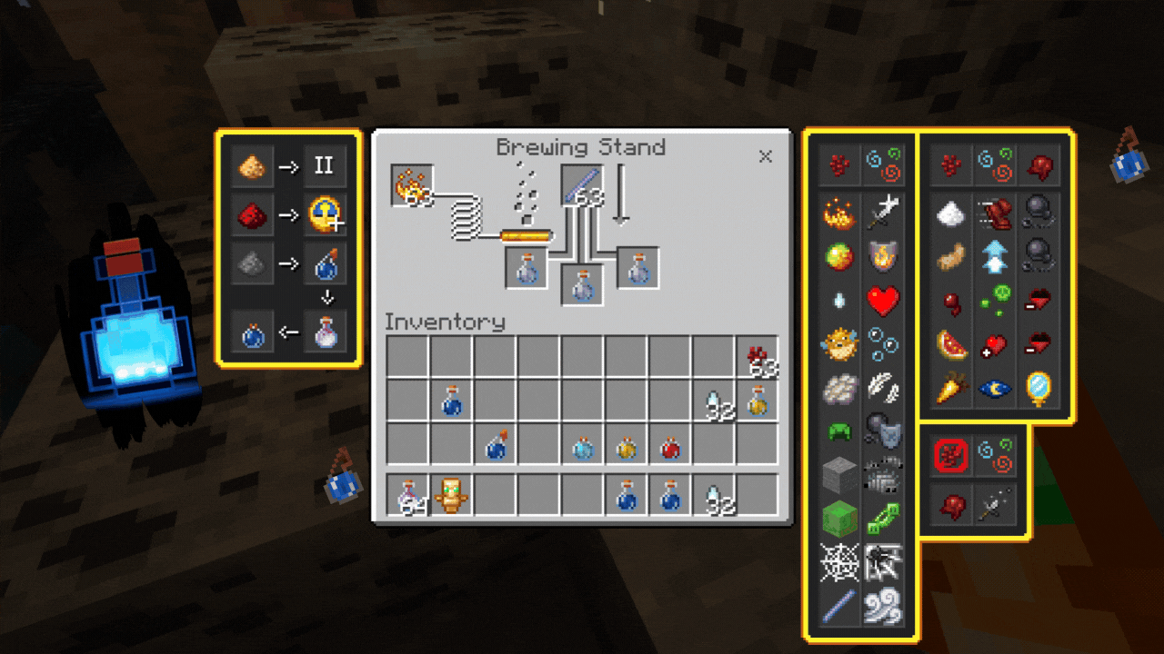 Brewing potions guide — screenshot 1