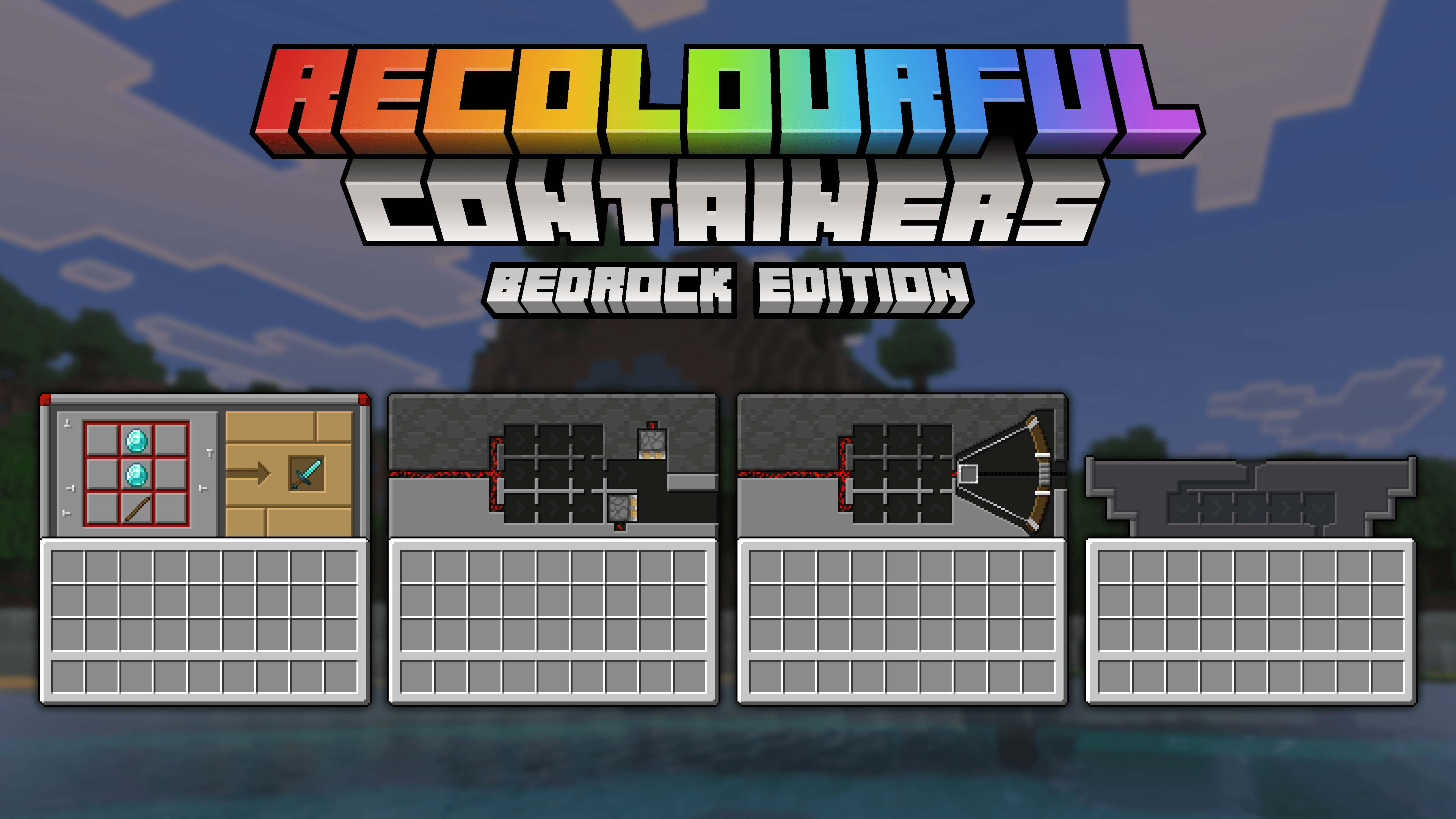 Recolourful Containers GUI + HUD (BEDROCK EDITION) — screenshot 6