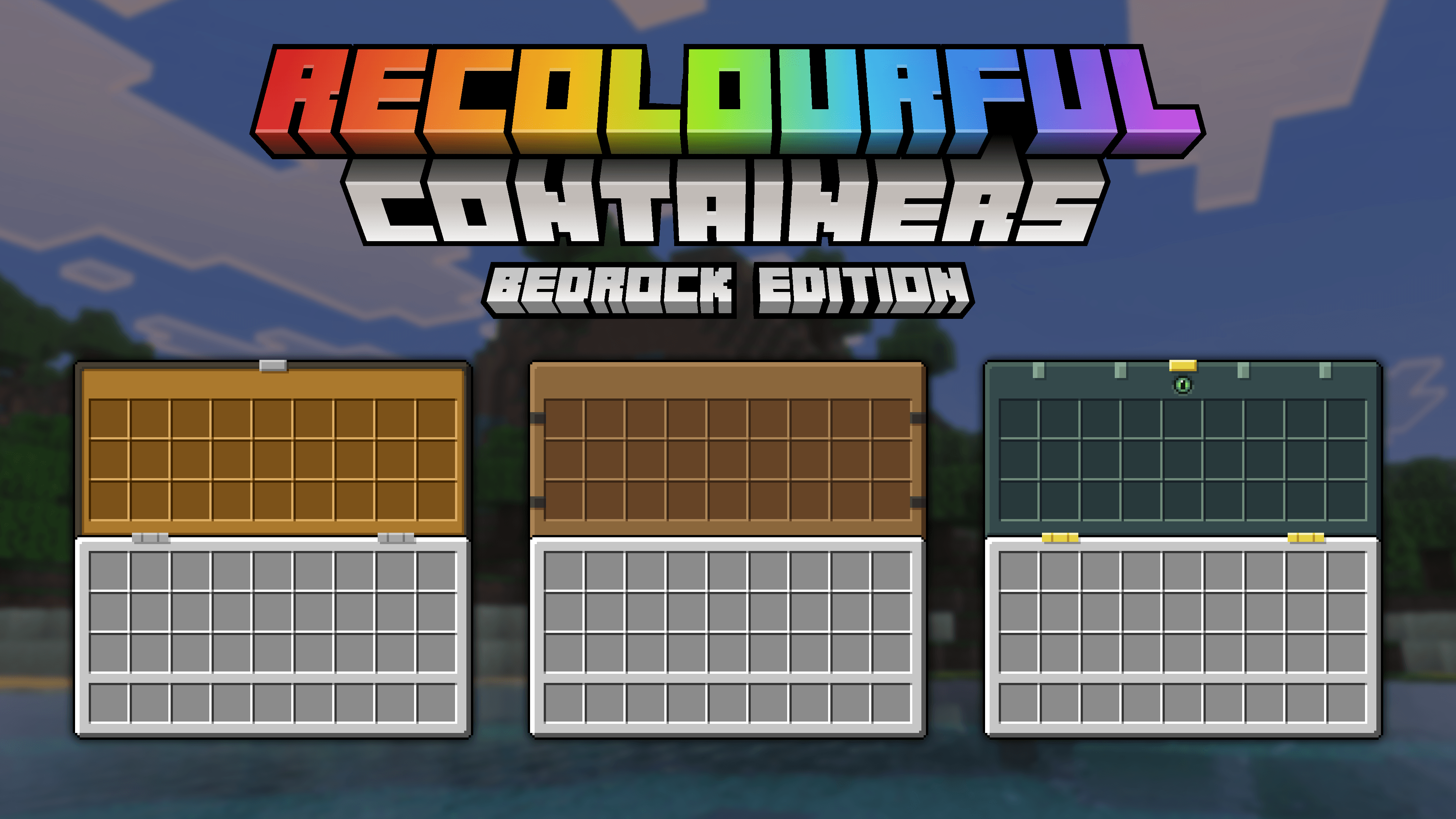 Recolourful Containers GUI + HUD (BEDROCK EDITION) — screenshot 7