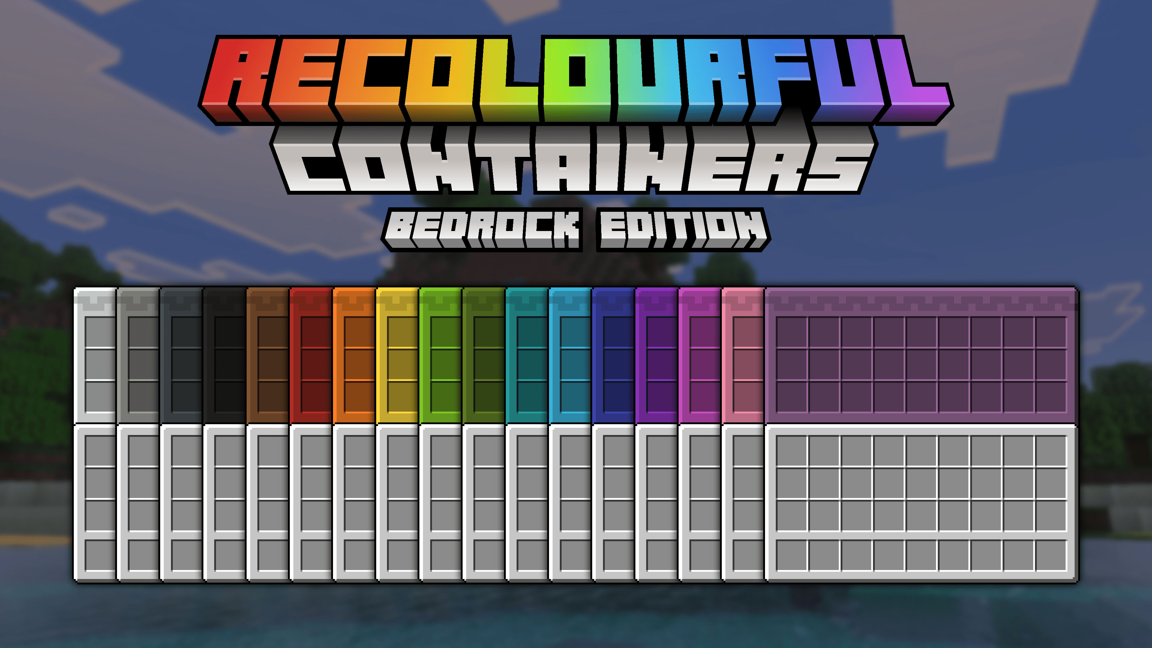 Recolourful Containers GUI + HUD (BEDROCK EDITION) — screenshot 8