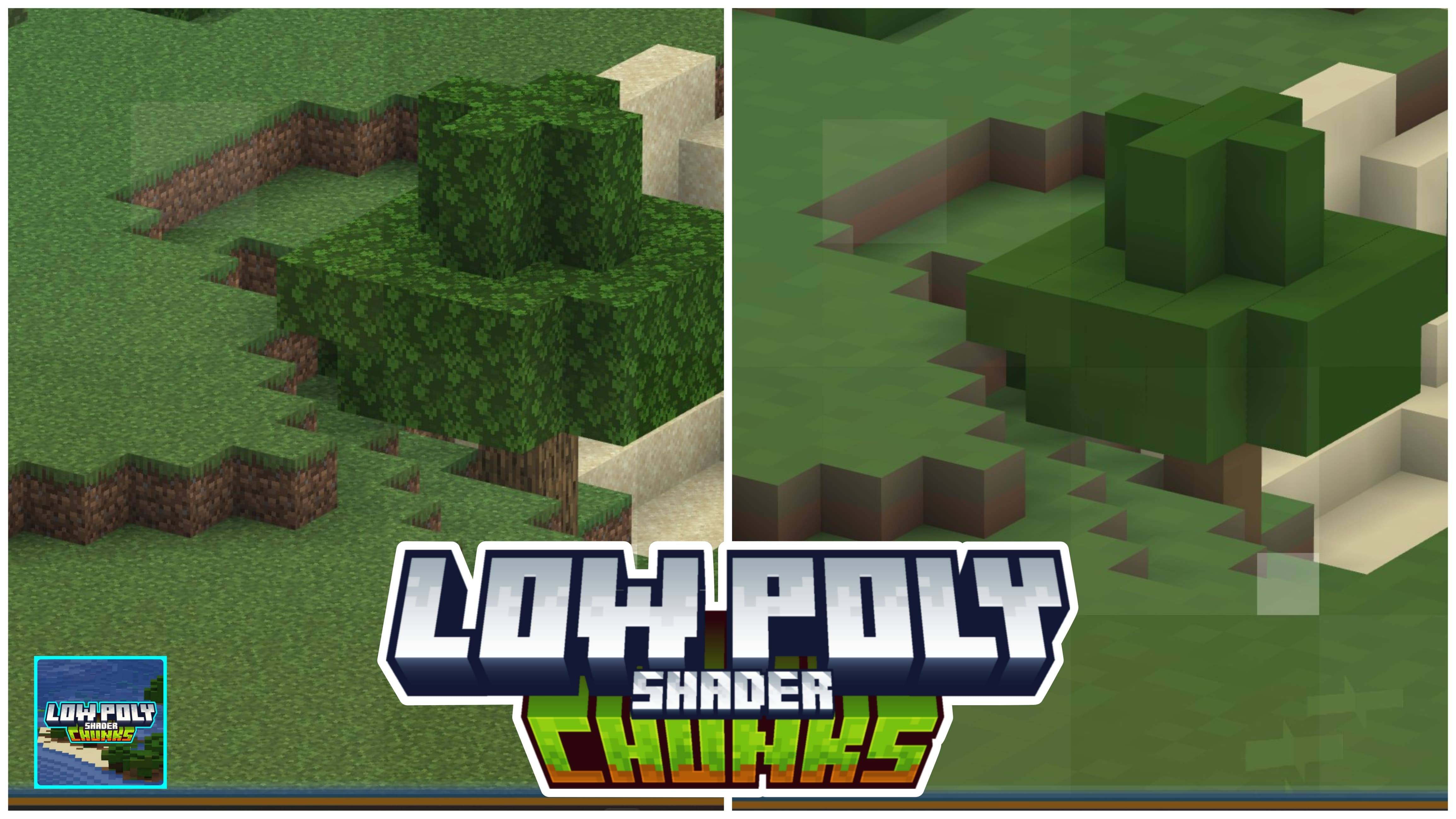 AziFy Low Poly Chunks | Lower quality of far chunks! — screenshot 1