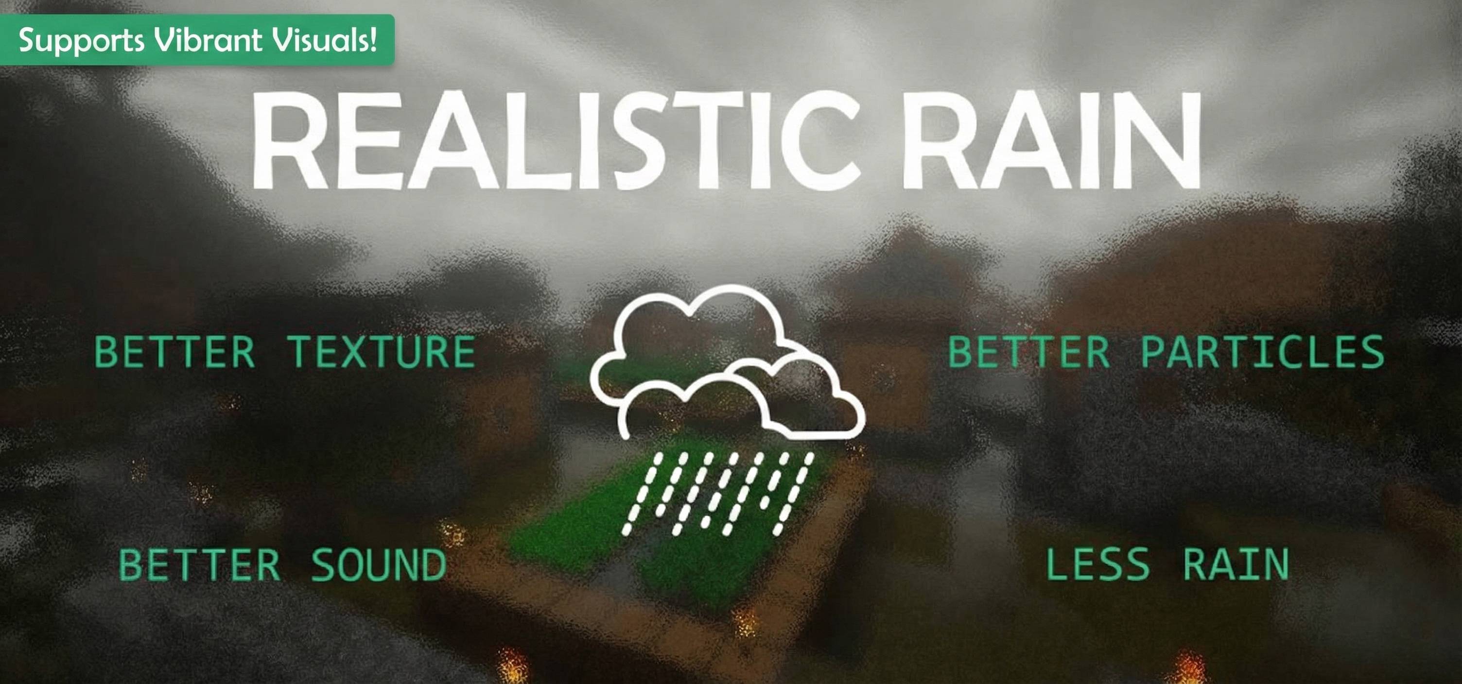 Better Rain pack | Realistic rain! Vibrant Visuals! Less rain! Better rain sound! — screenshot 1