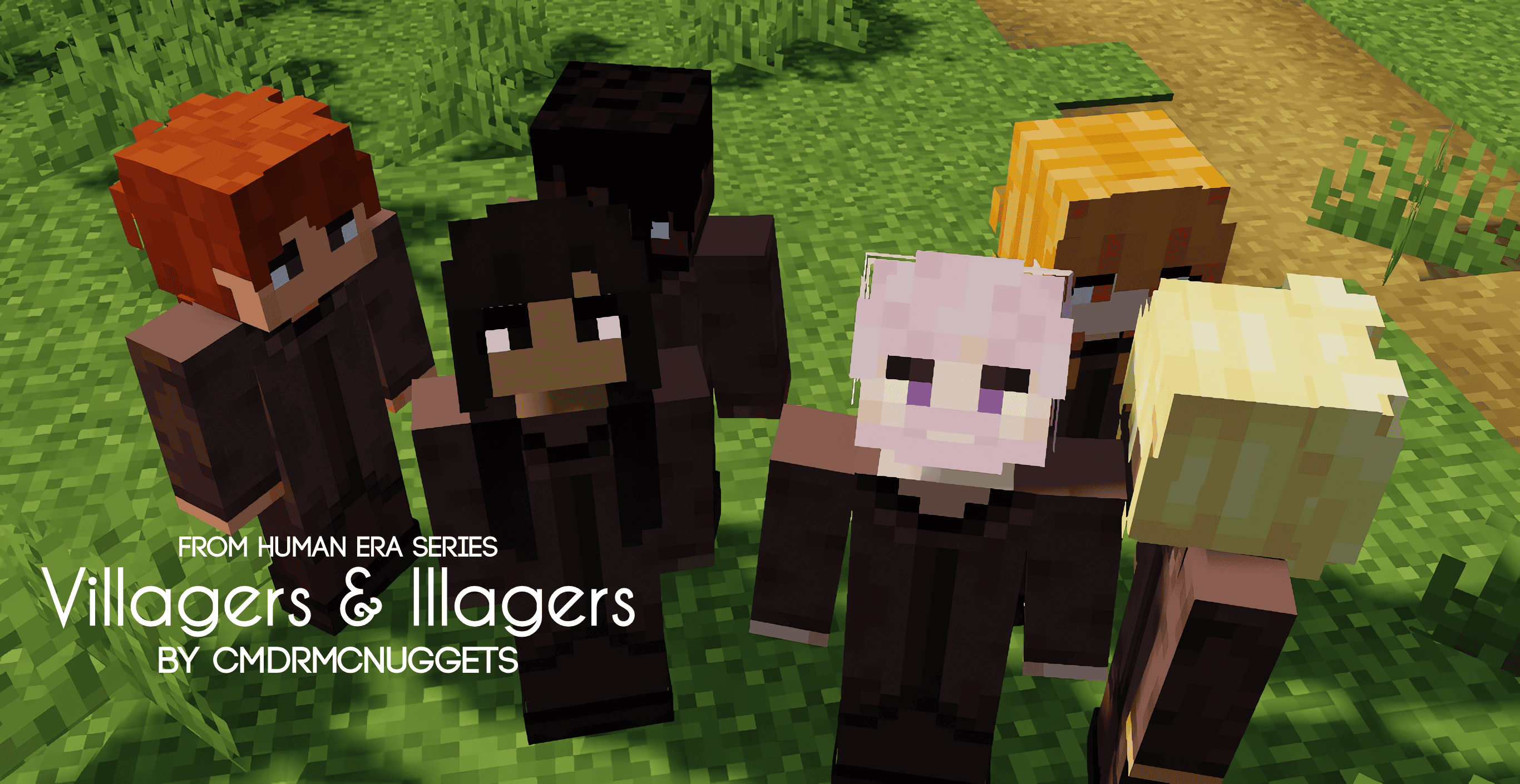 [ Bedrock ] Human Era: Villagers & Illagers X Actions n Stuff — screenshot 5