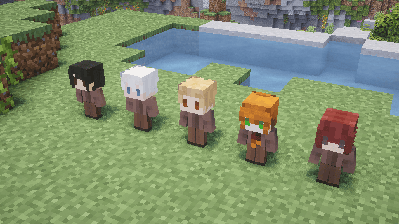 [ Bedrock ] Human Era: Villagers & Illagers X Actions n Stuff — screenshot 6