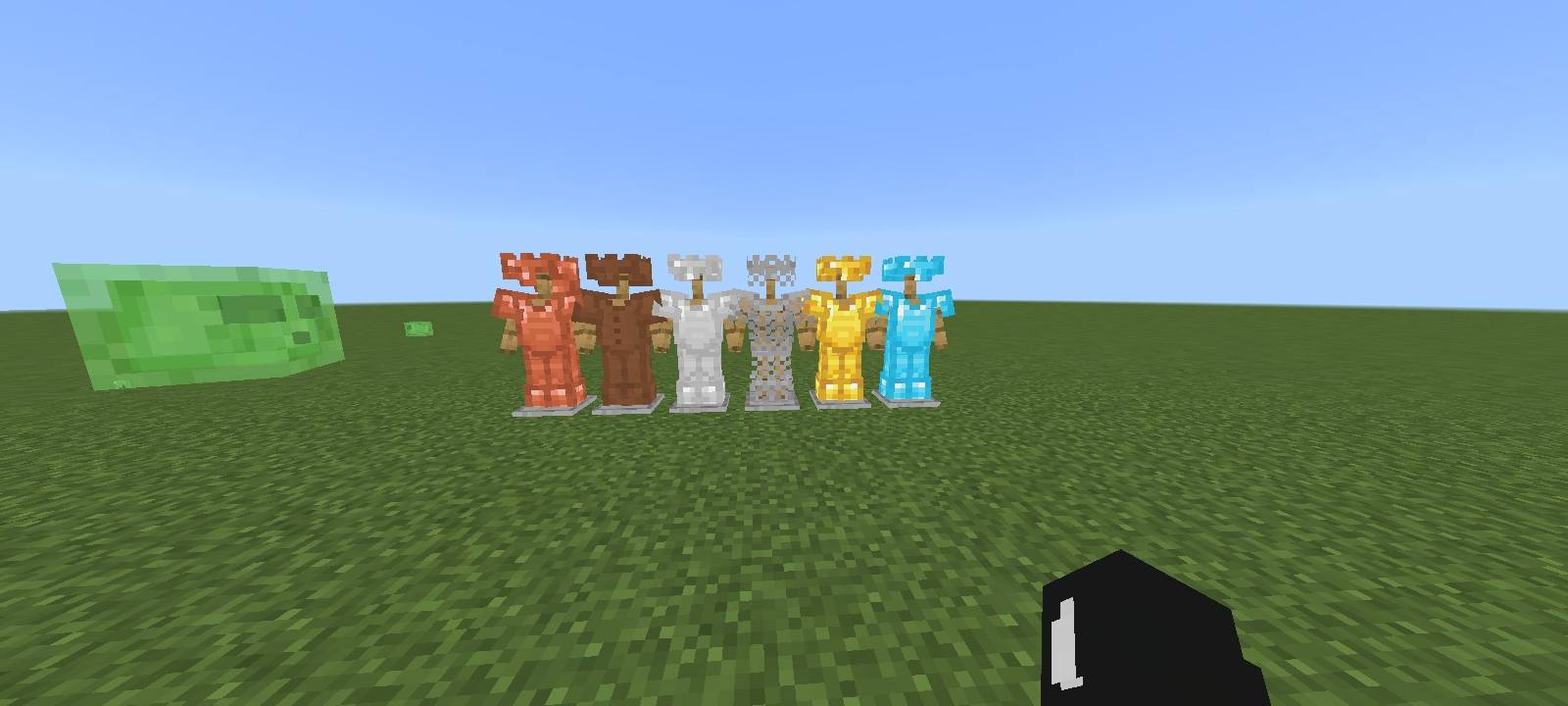 Armor + Crown + enchantments glint and ToolsReimagined (Aqua) — screenshot 2
