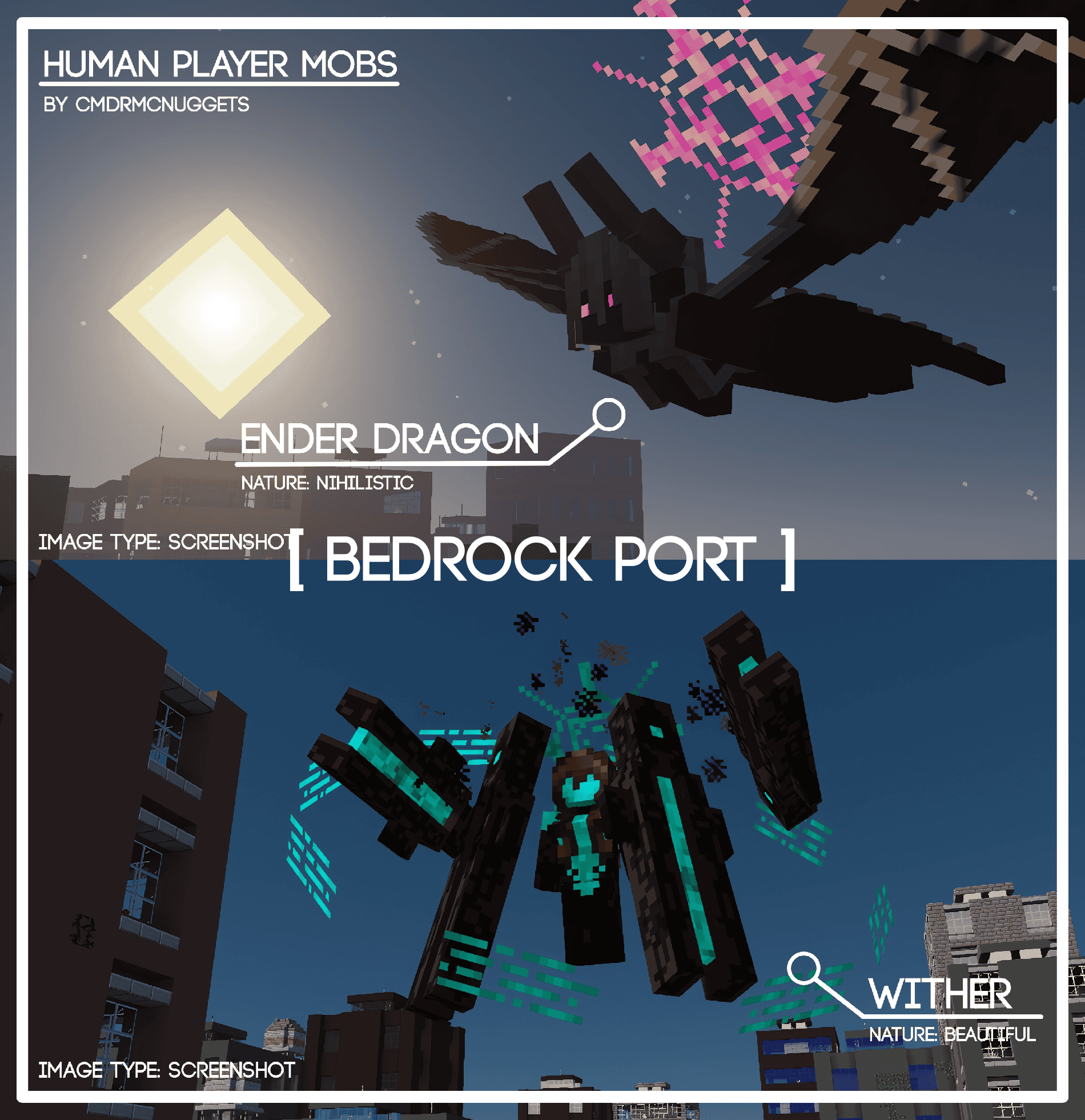 [ Bedrock ] Human Player Mobs — screenshot 8
