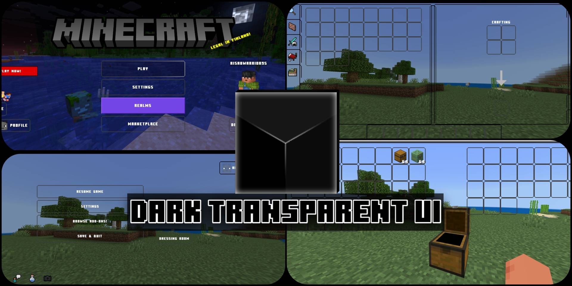Dark Ui Transparent — screenshot 1