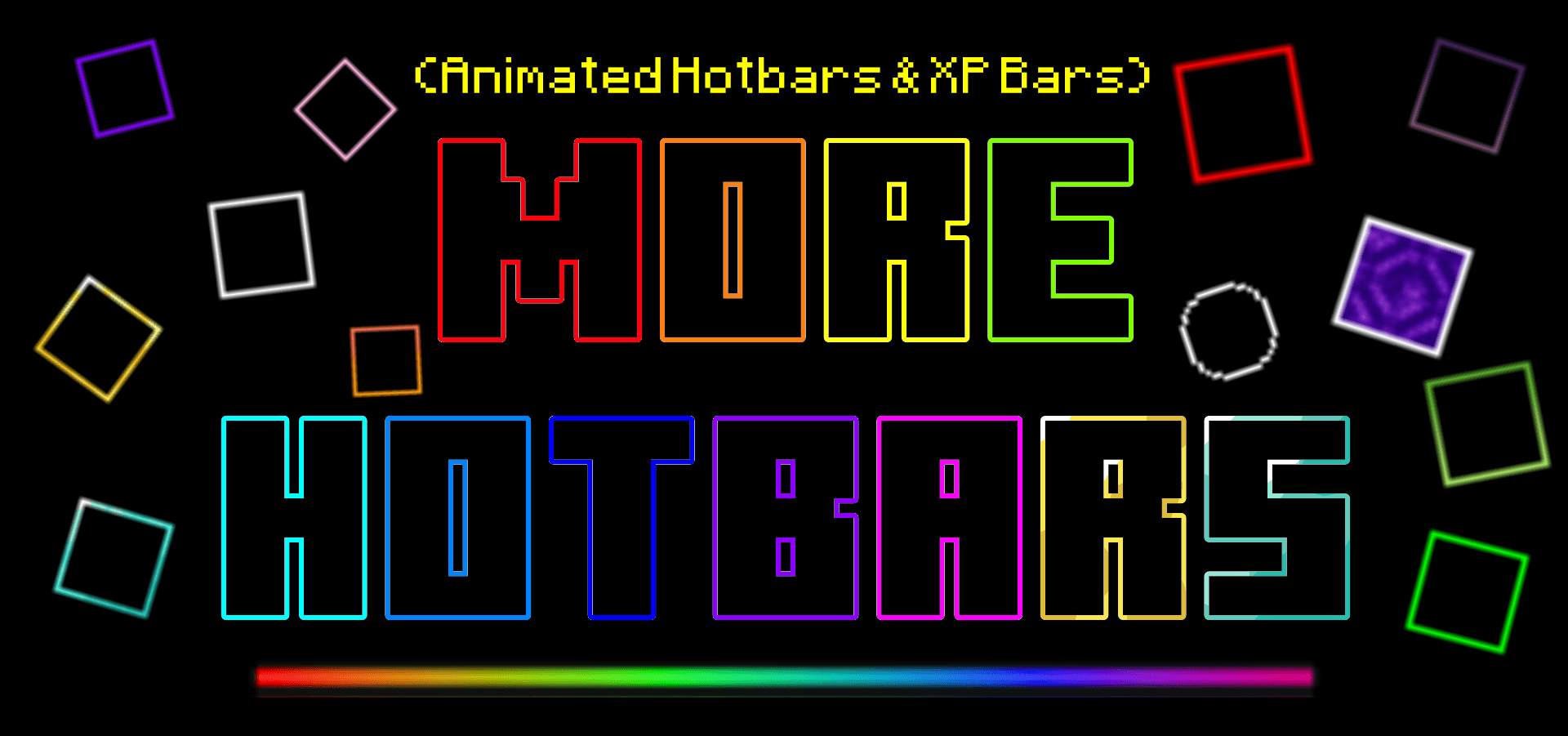 More Hotbars! (RGB w/ xp bars) — screenshot 1