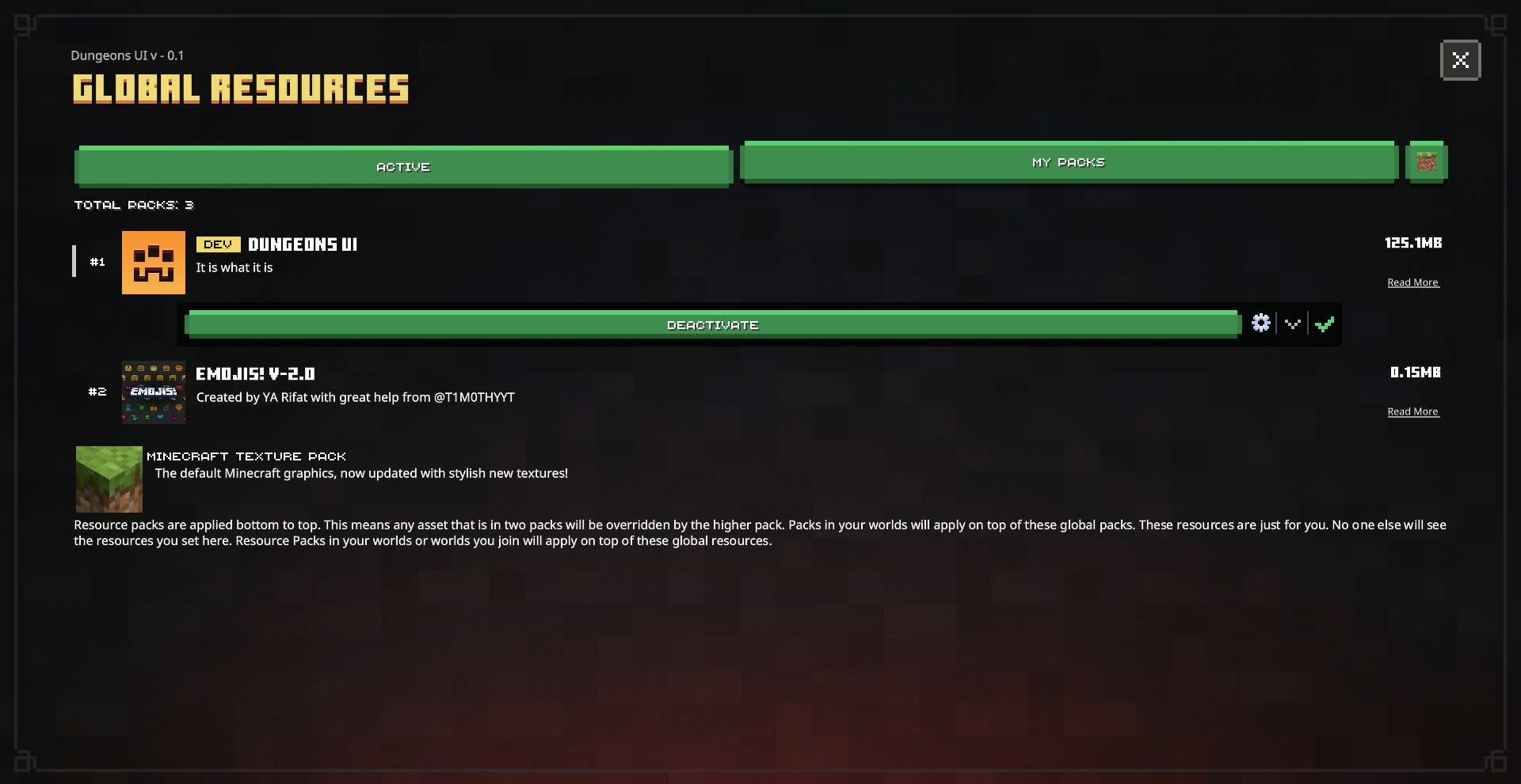 Dungeons UI — screenshot 6