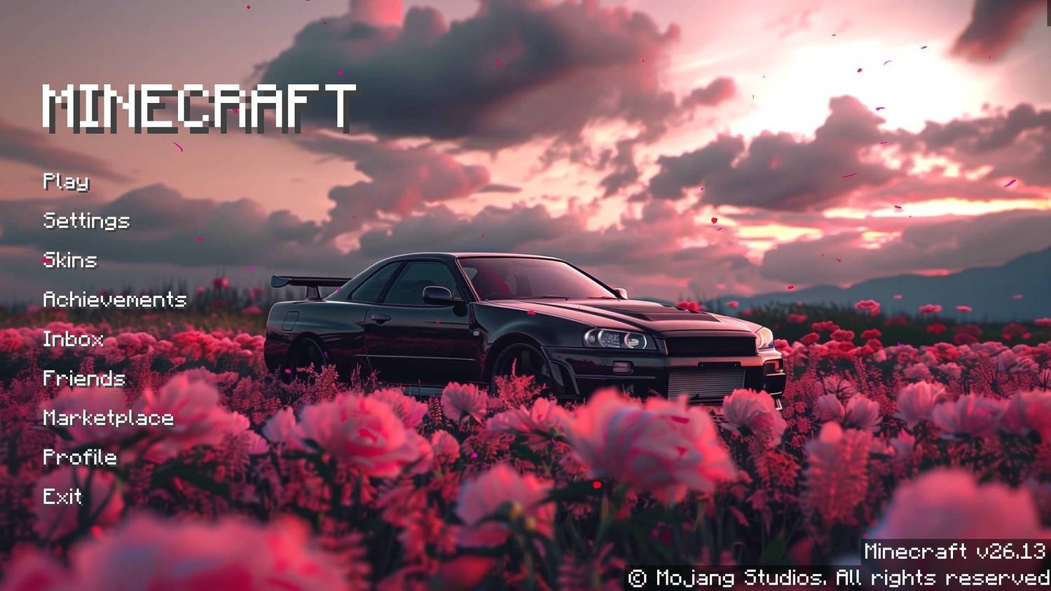 Animated Menu: Nissan Pink Petals — screenshot 1