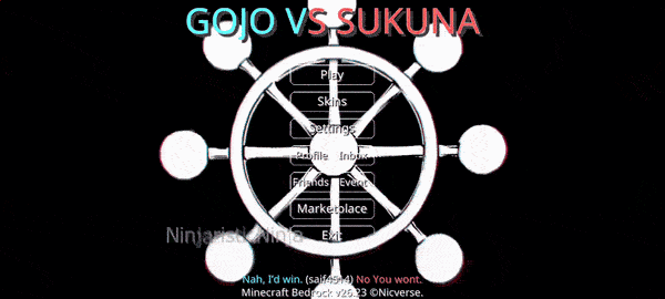 Animated Gojo VS Sukuna UI — screenshot 1
