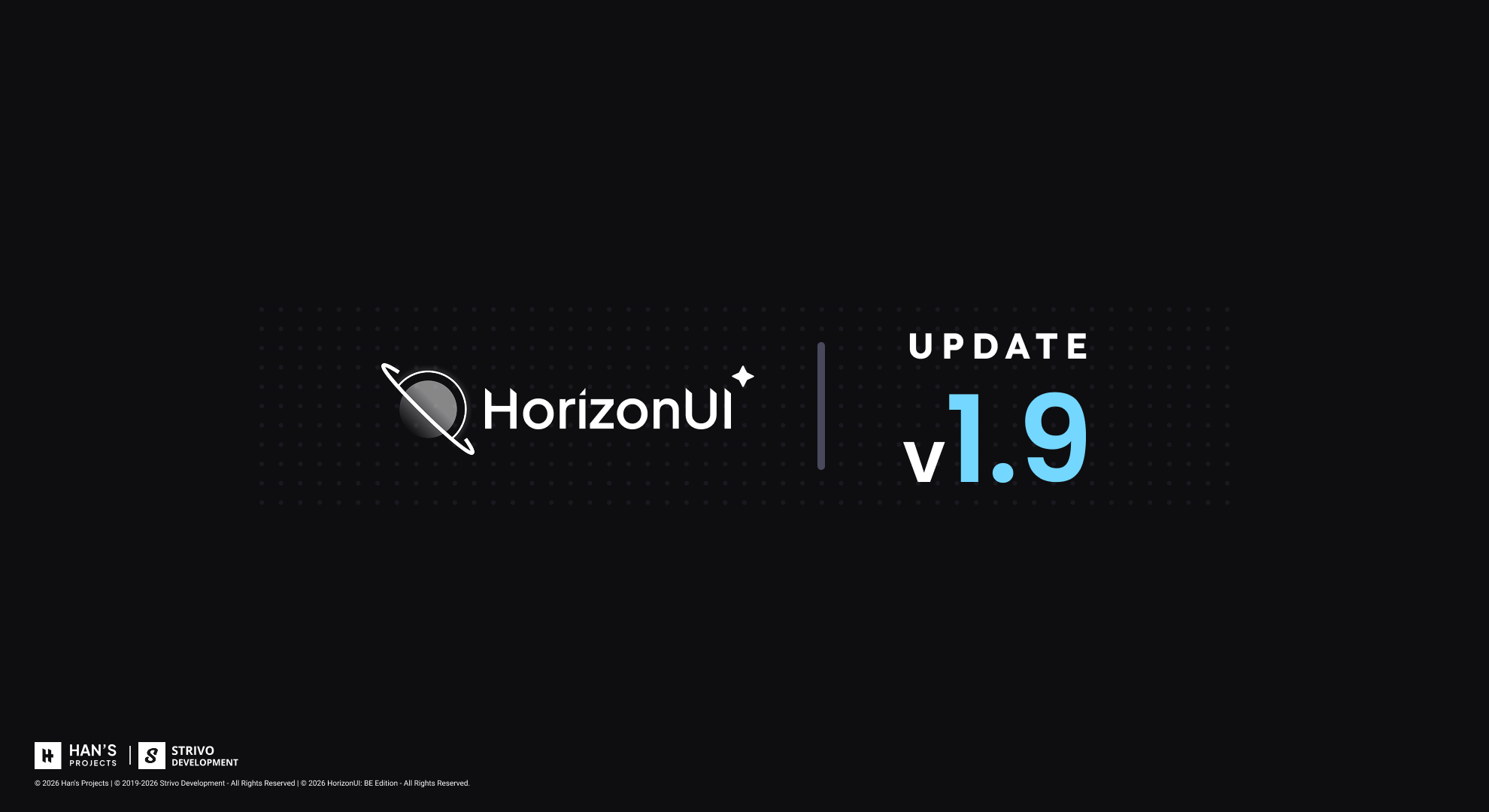 HorizonUI: BE — screenshot 1