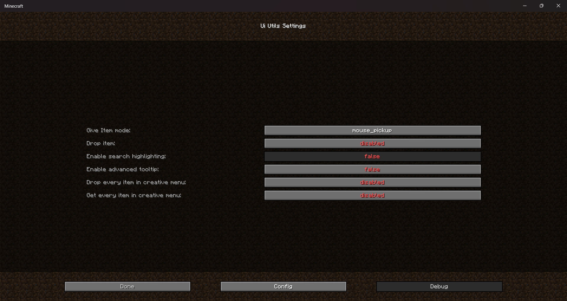 Ui Utils [JEI] — screenshot 4
