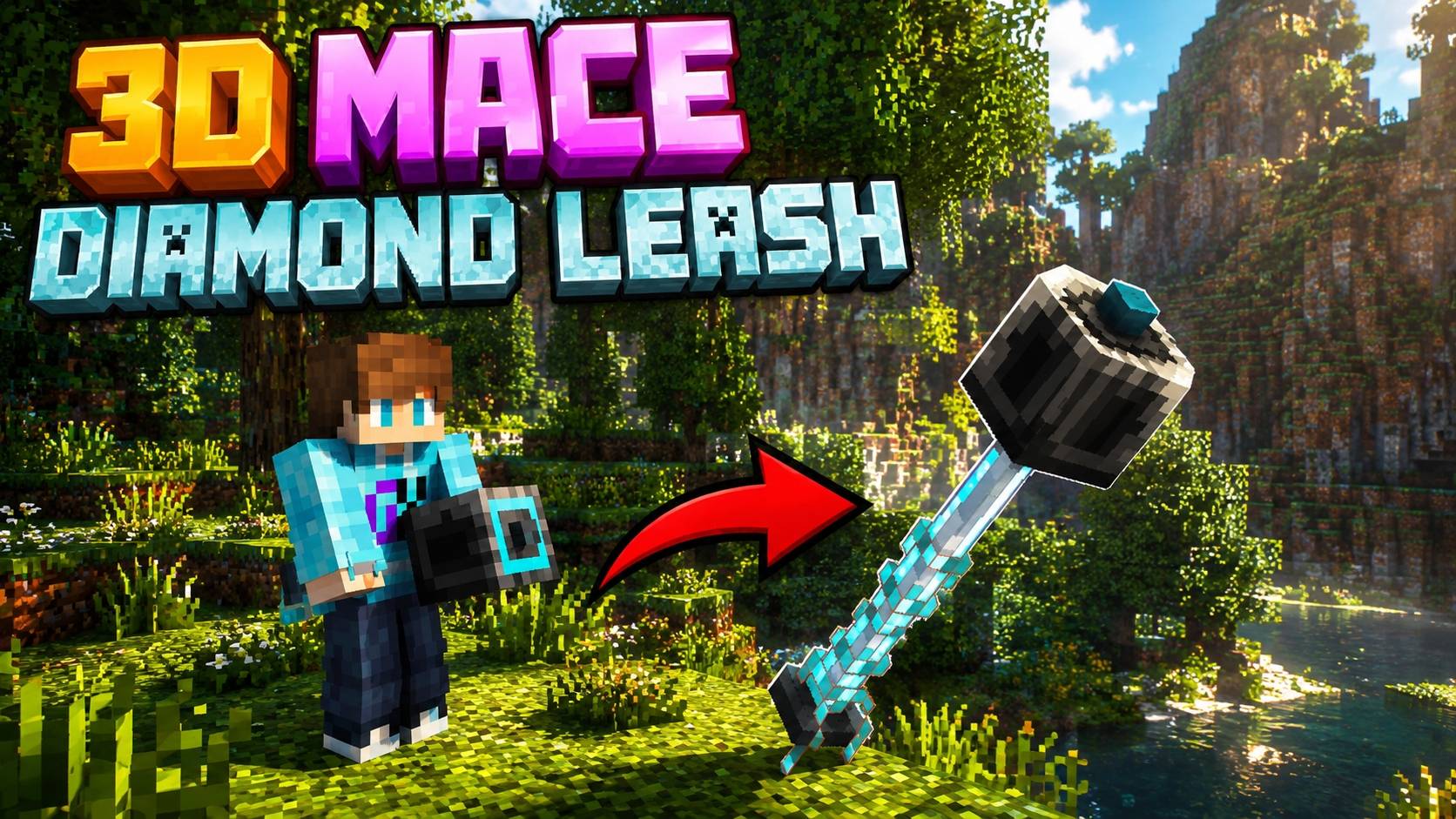 New 3D Mace Texture Pack By [Neq Gamerz] — screenshot 1