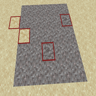 More obvious gravel