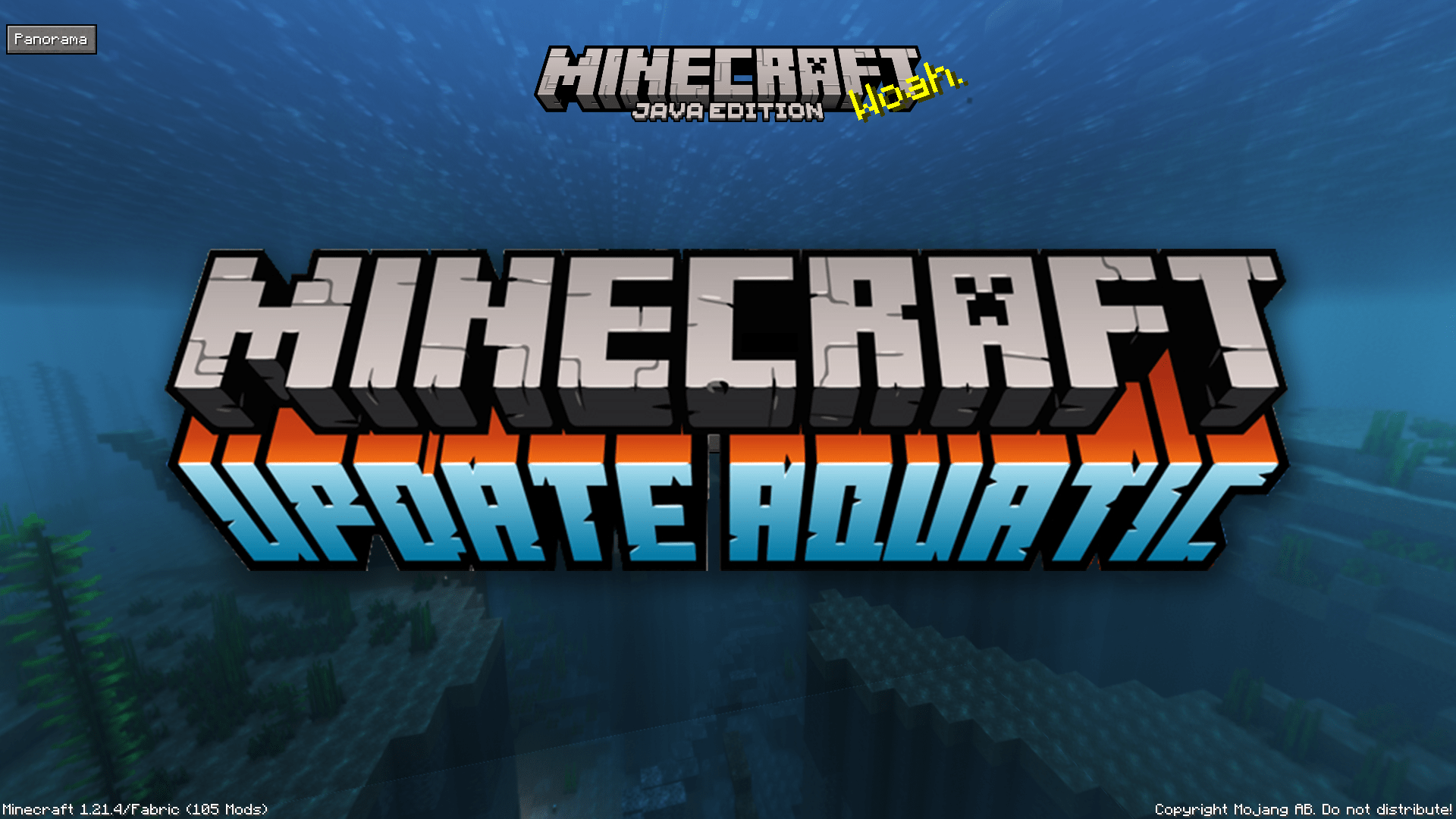 Update Aquatic Panorama with Shaders (Bedrock) — screenshot 1