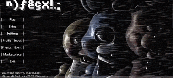 Animated FNAF2 UI — screenshot 1