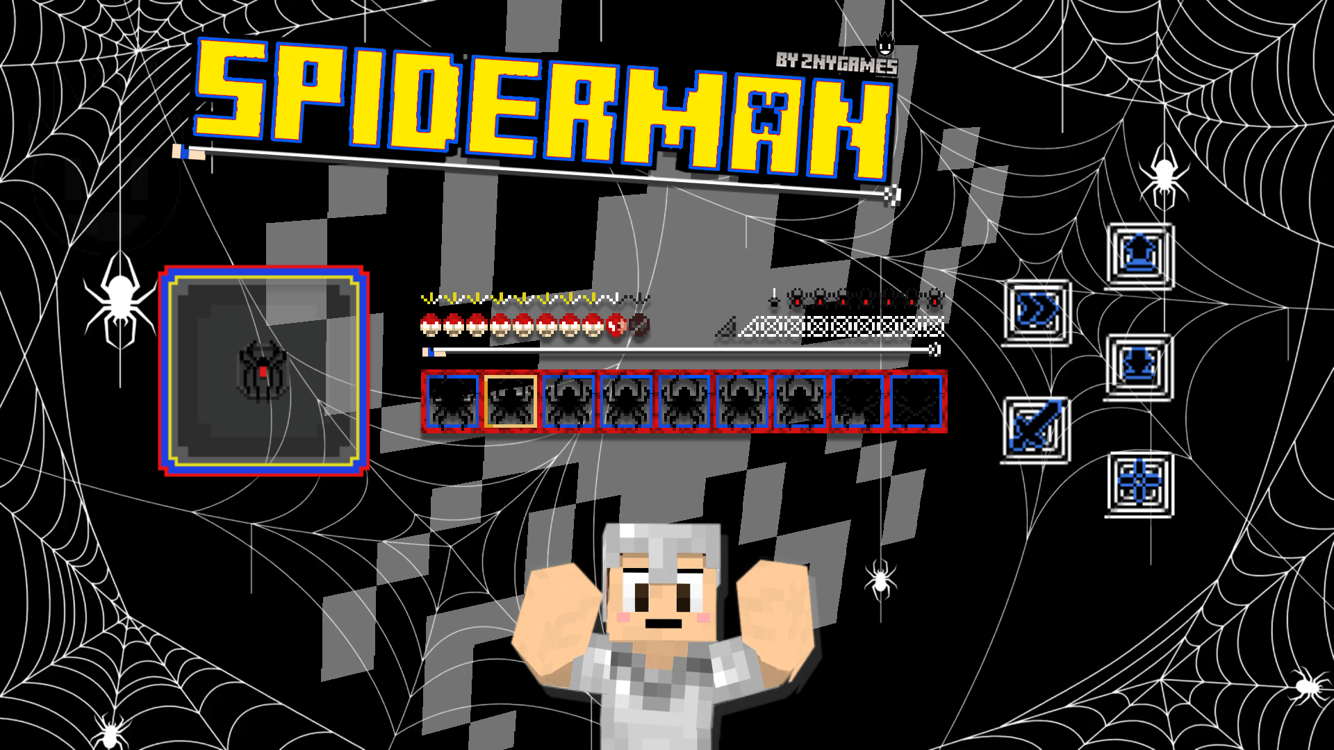Spiderman - Custom Hotbar — screenshot 1