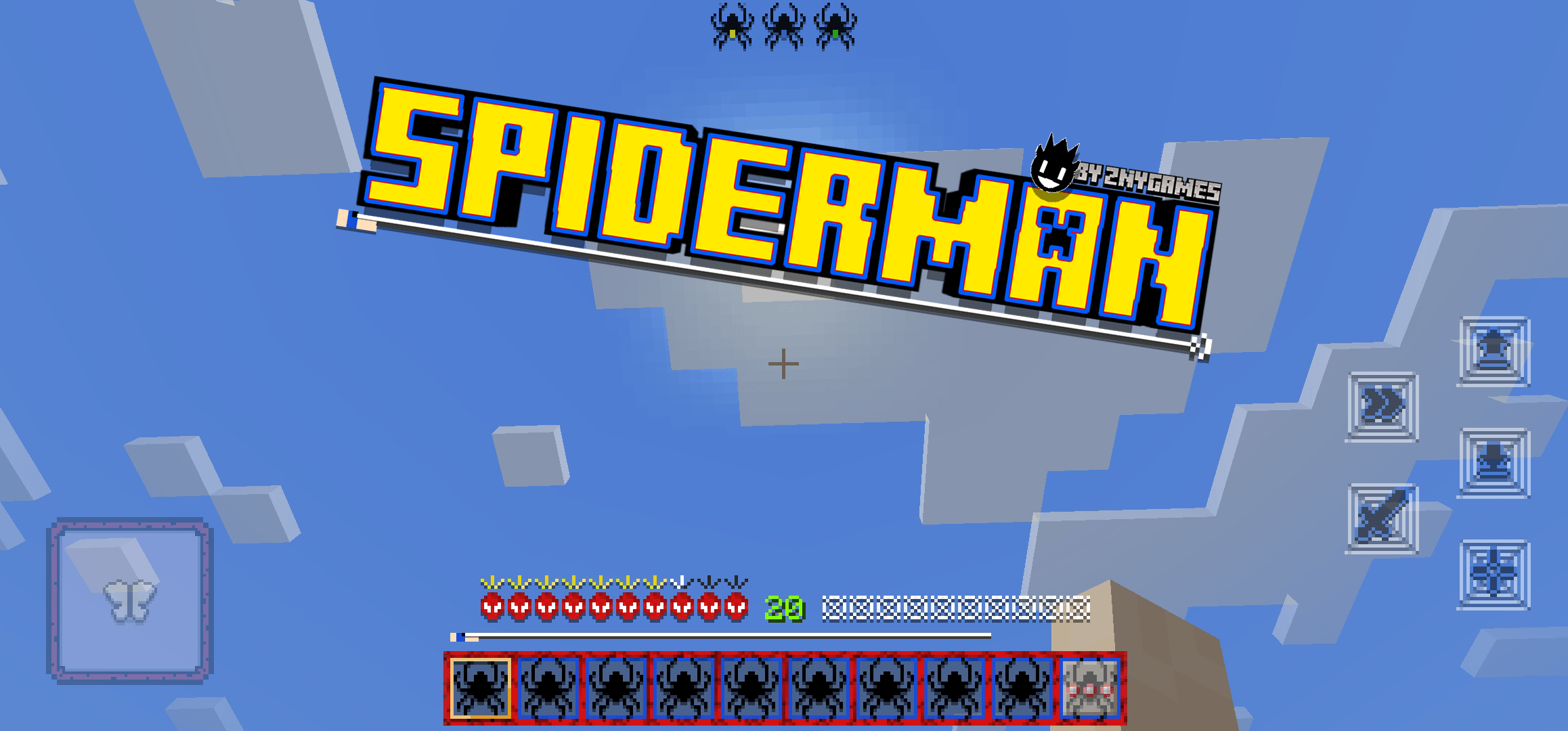 Spiderman - Custom Hotbar — screenshot 3
