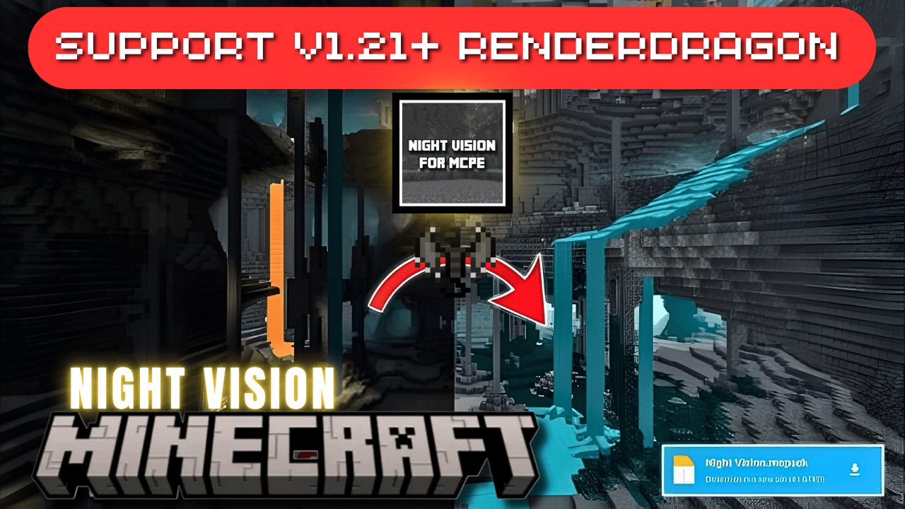 Night Vision for RenderDragon — screenshot 1