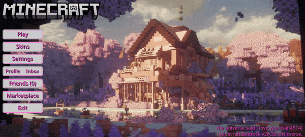 Animated Cherry House UI — screenshot 1