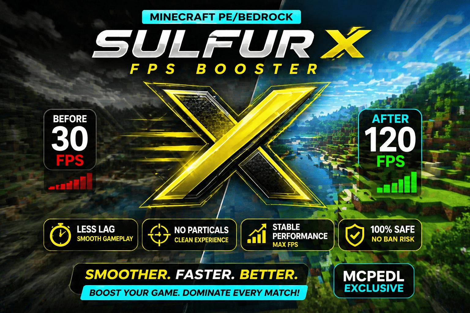 Sulfur X | No Lag FPS Booster — screenshot 1